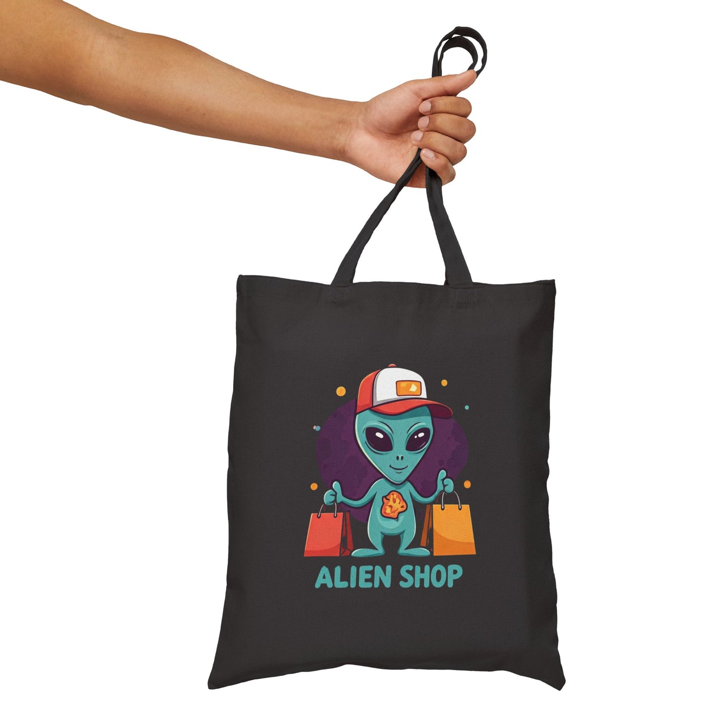 Alien Shopper Tote Bag: Unique & Eco-Friendly | Shop Now!