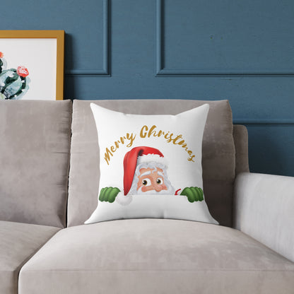 Peek-a-Boo Santa Christmas Throw Pillow Titolo Prodotto (H1 - Primary Keyword Focus)