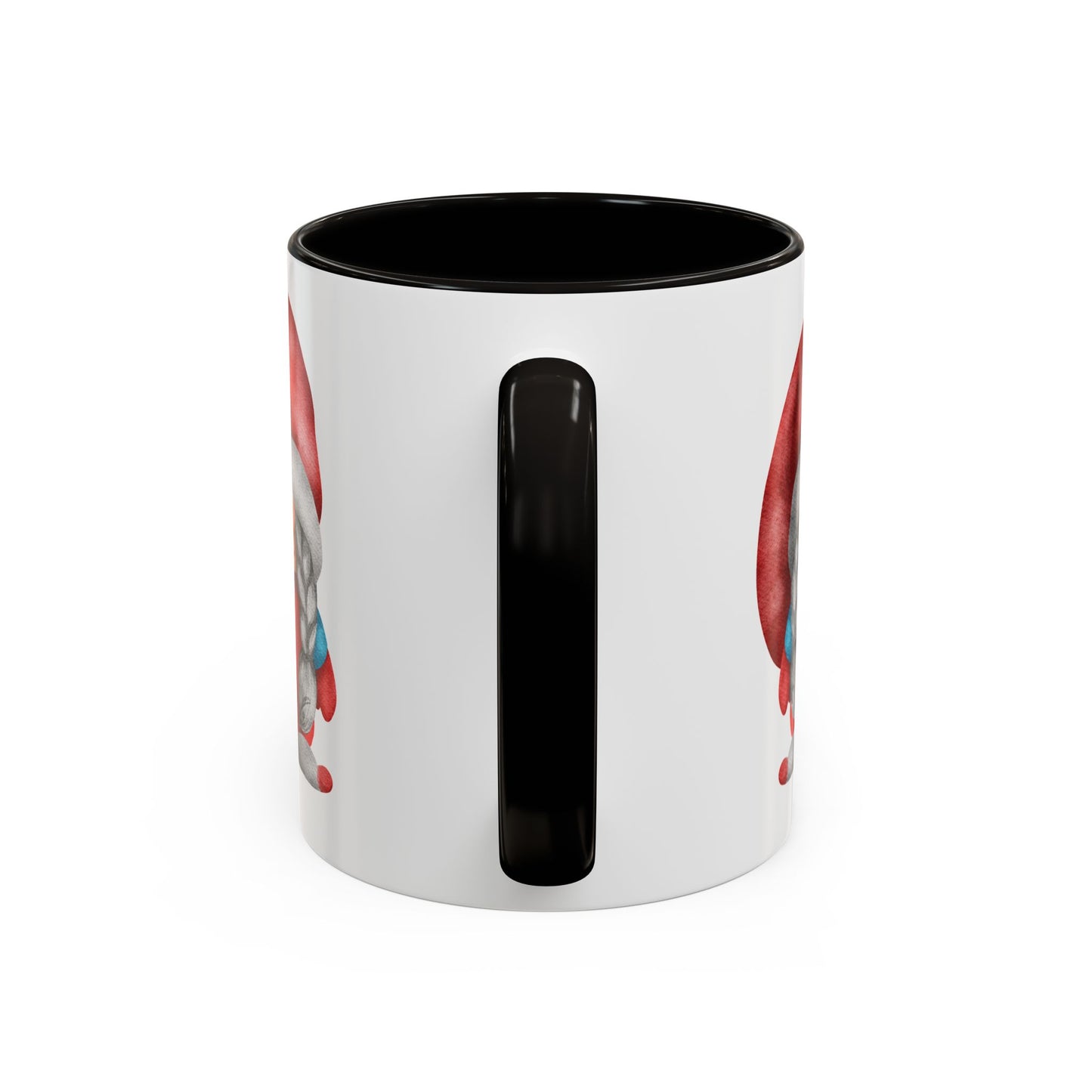 Cheerful Red Gnome with Braids Mug - Sip Your Sweet Melody | Ceramic Coffee & Tea Cup (11oz/15oz)