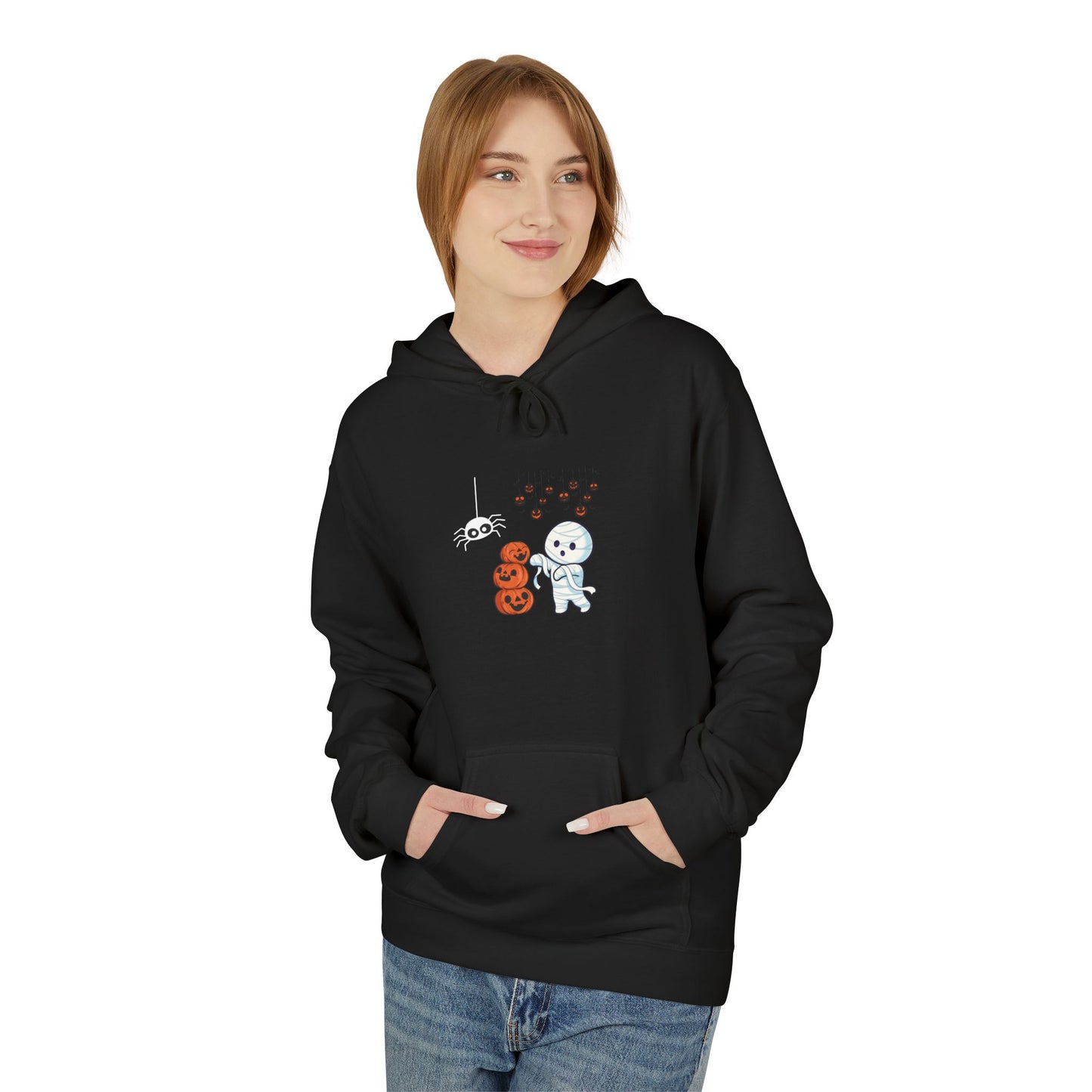 Unisex Midweight Softstyle Fleece Hoodie - Halloween mummia