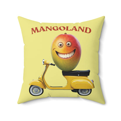 The Golden Escape: The Mangoland Scooter Journey Pillow
