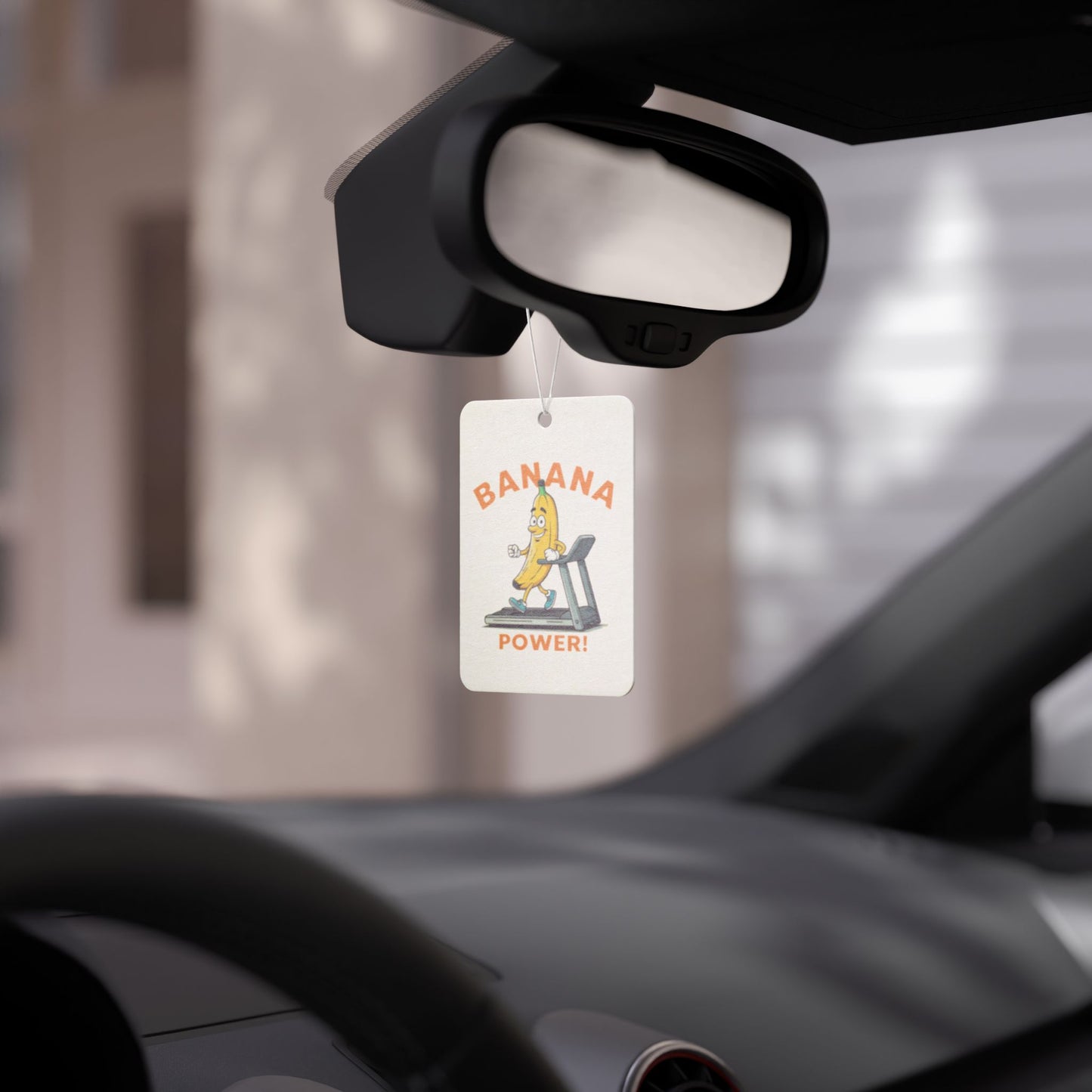 Funny Banana Power Car Air Freshener - Long Lasting Scent