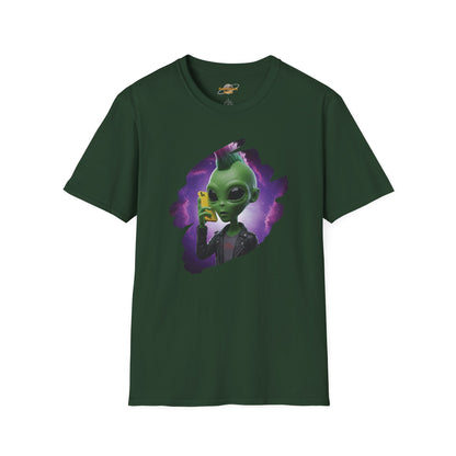Alien Punk Sci-Fi Streetwear Tee - Cyberpunk Graphic Shirt