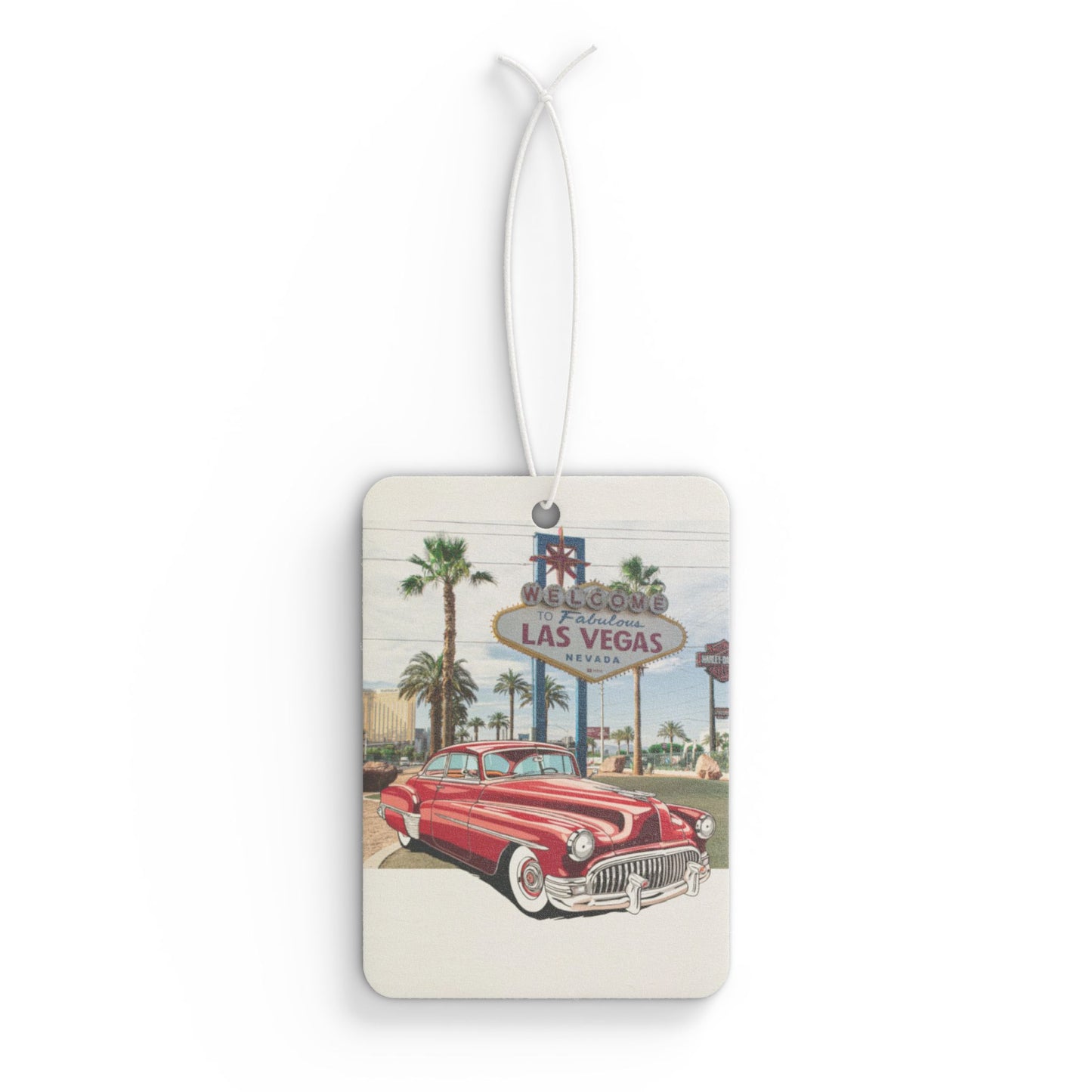 Vintage Las Vegas Car Air Freshener