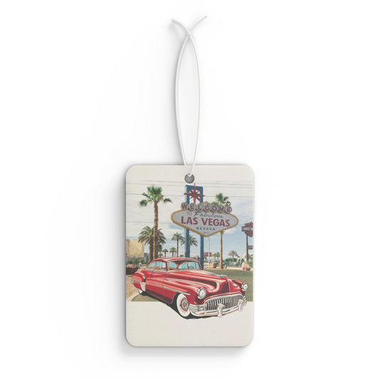Vintage Las Vegas Car Air Freshener