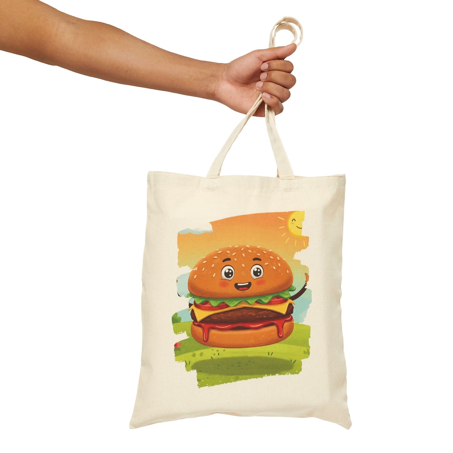 The Sunny Slider – Happy Hamburger Dream Tote