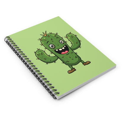 Joyfull Cactus Spiral Notebook | Cute Plant Lover Journal & Succulent Gift Idea