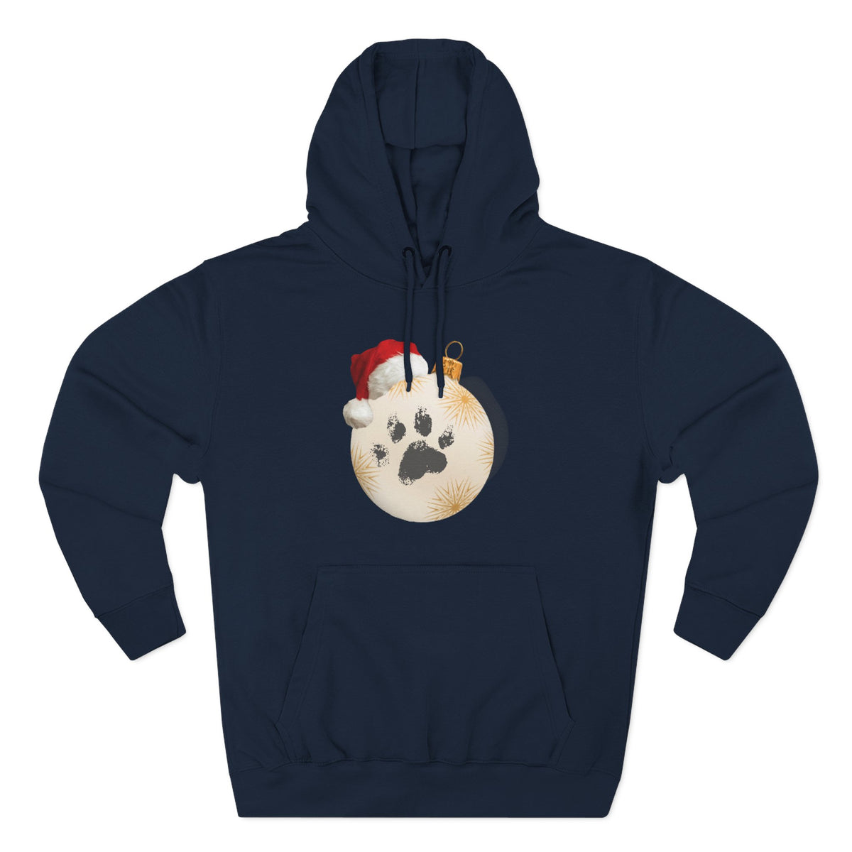 Copy of Copy of Three-Panel Fleece Hoodie - happy holiday gorilla