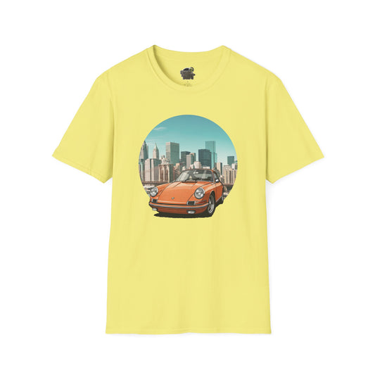 Porsche 911 Unisex T-Shirt - Vintage Power Icon Cornsilk