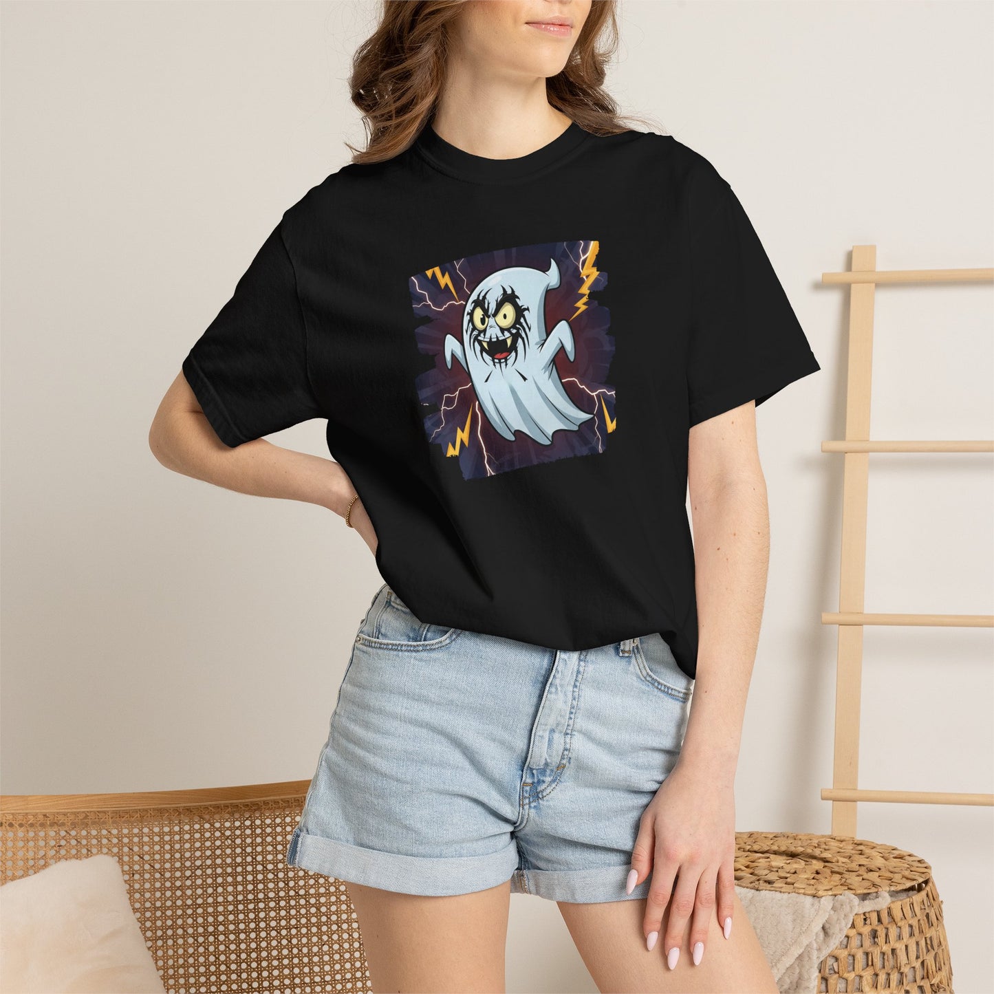 Halloween art Cemetery Unisex T-Shirt | Spooky Graveyard Tee