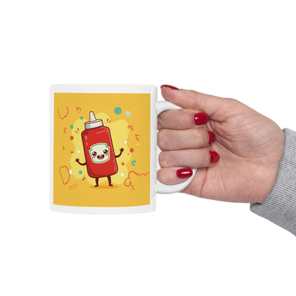 The Crimson Catalyst | Street Foods Ketchup Ceramic Mug