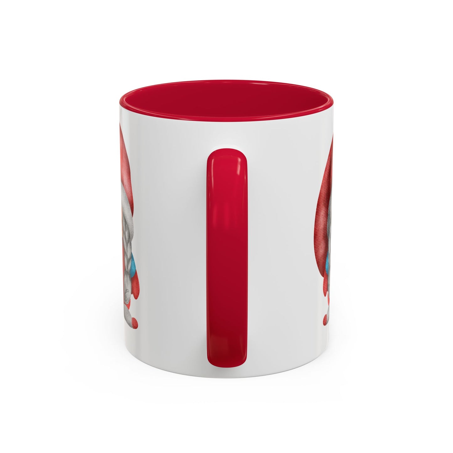 Cheerful Red Gnome with Braids Mug - Sip Your Sweet Melody | Ceramic Coffee & Tea Cup (11oz/15oz)
