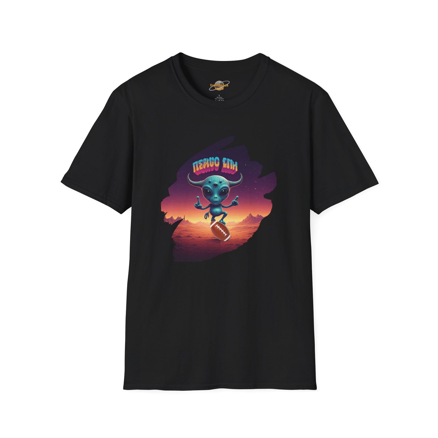 Headline: Get the "Alien Football Player" Unisex T-Shirt: The Ultimate UFO Vibes Tee