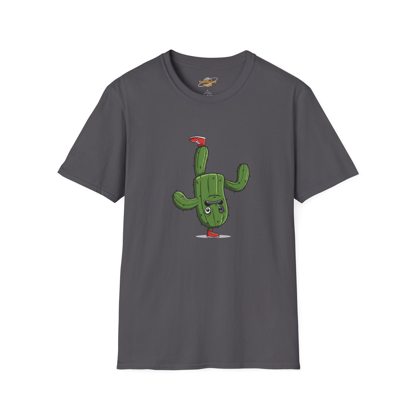 Upside-Down Cactus T-Shirt: Fun & Quirky Organic Cotton Tee | Cactus Mania Collection