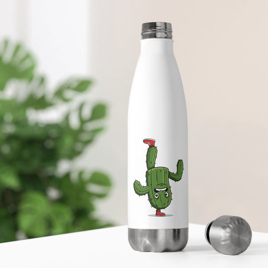 Upside Down Cactus Water Bottle - Stylish & Eco-Friendly 20oz Insulated Stainless Steel 20oz