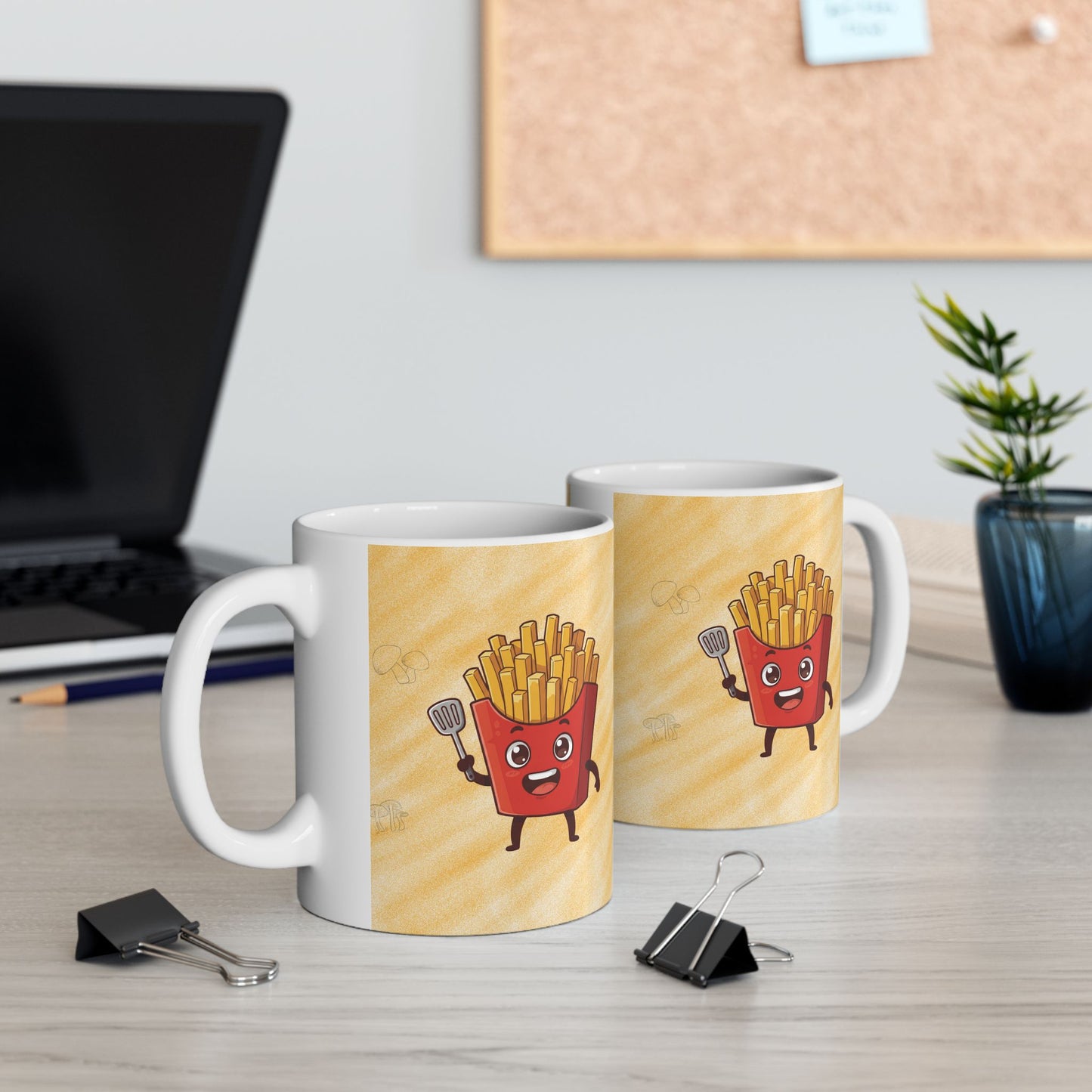The Crispy Commander | Street Foods Fries Ceramic Mug