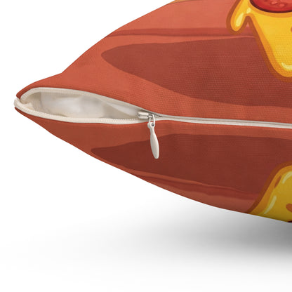 The Cheesy Charmer – Happy Pizza Slice Pillow