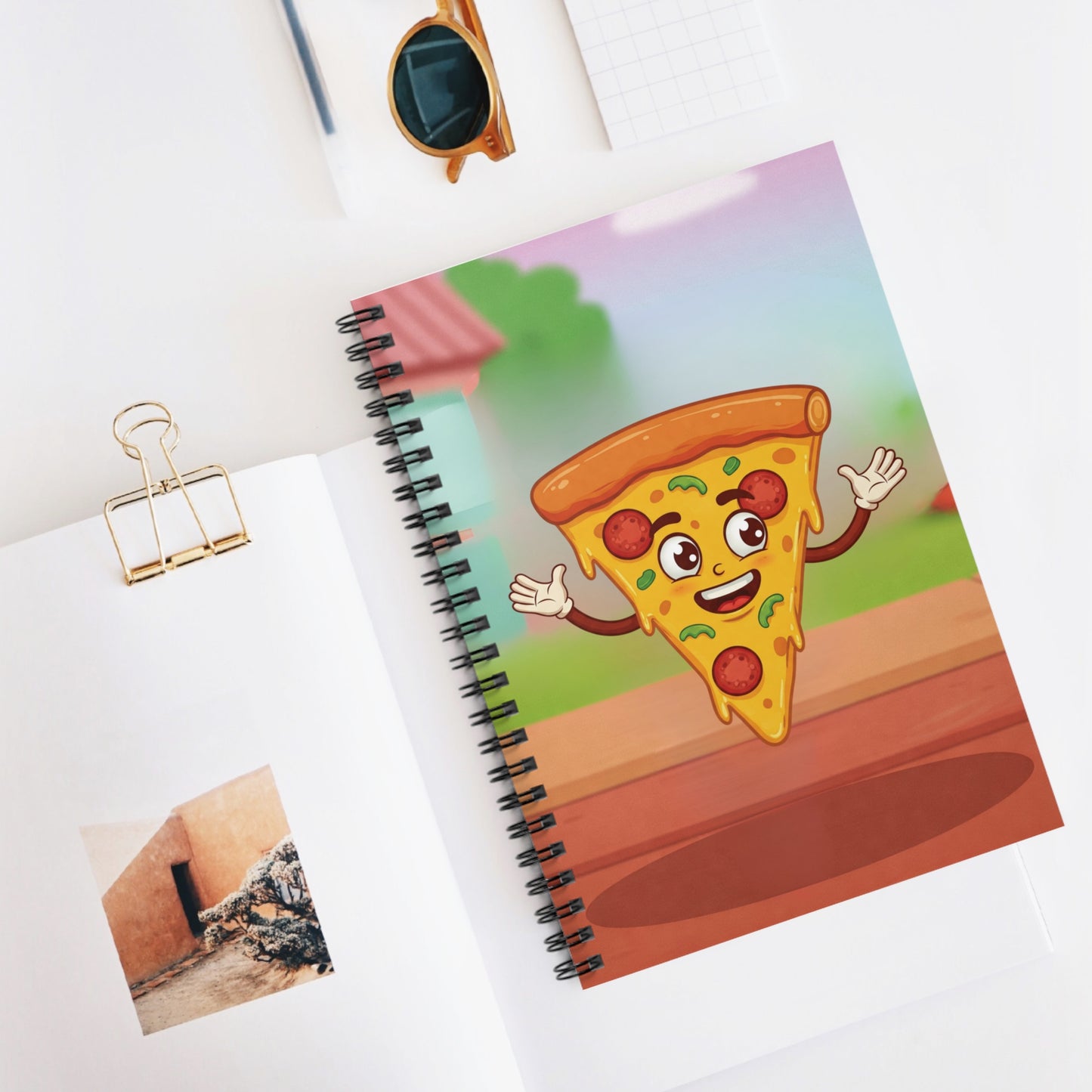 Pizza Spiral Notebook | Delicious Food Themed Journal