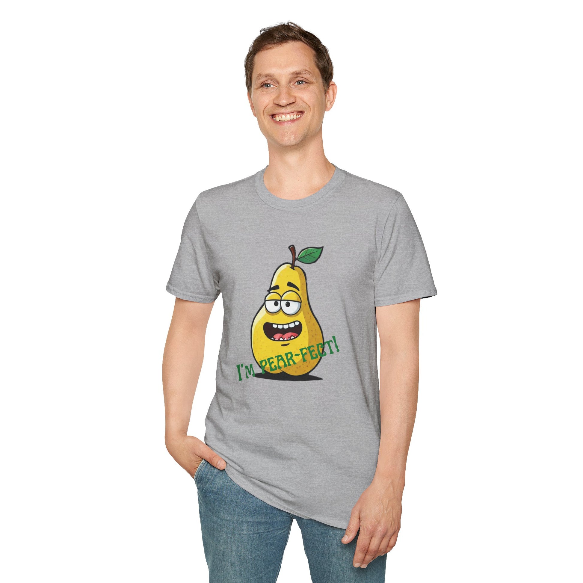 Pear T-Shirt: Funny "I'm Pear-fect" Graphic Tee | Organic Cotton & Unique Design