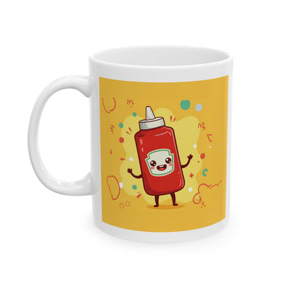 The Crimson Catalyst | Street Foods Ketchup Ceramic Mug