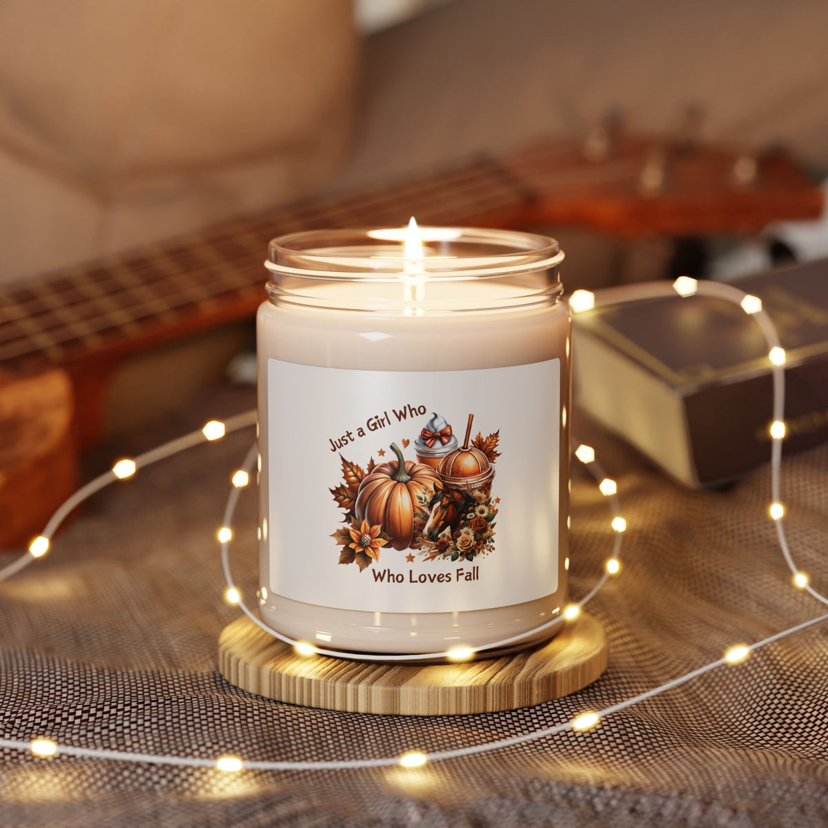 Just a Girl Who Loves Fall - Autumn Scented Soy Candle, 9oz