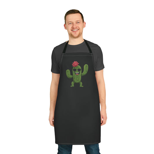 Cactus with sunglasses - apron