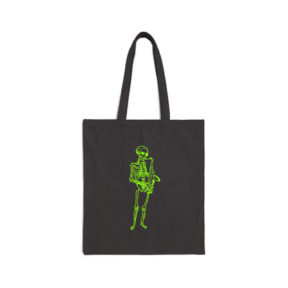 Skeleton Saxophonist Tote Bag | From Space Store