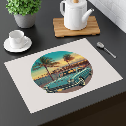 The Galactic Cruise: 1950s Eldorado Premium Cotton Placemat