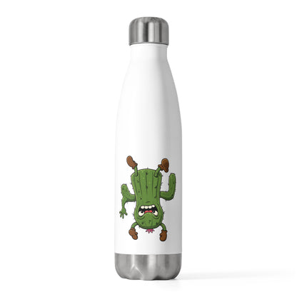 Shocked Cactus Mania Water Bottle - Fun & Eco-Friendly Stainless Steel 20oz