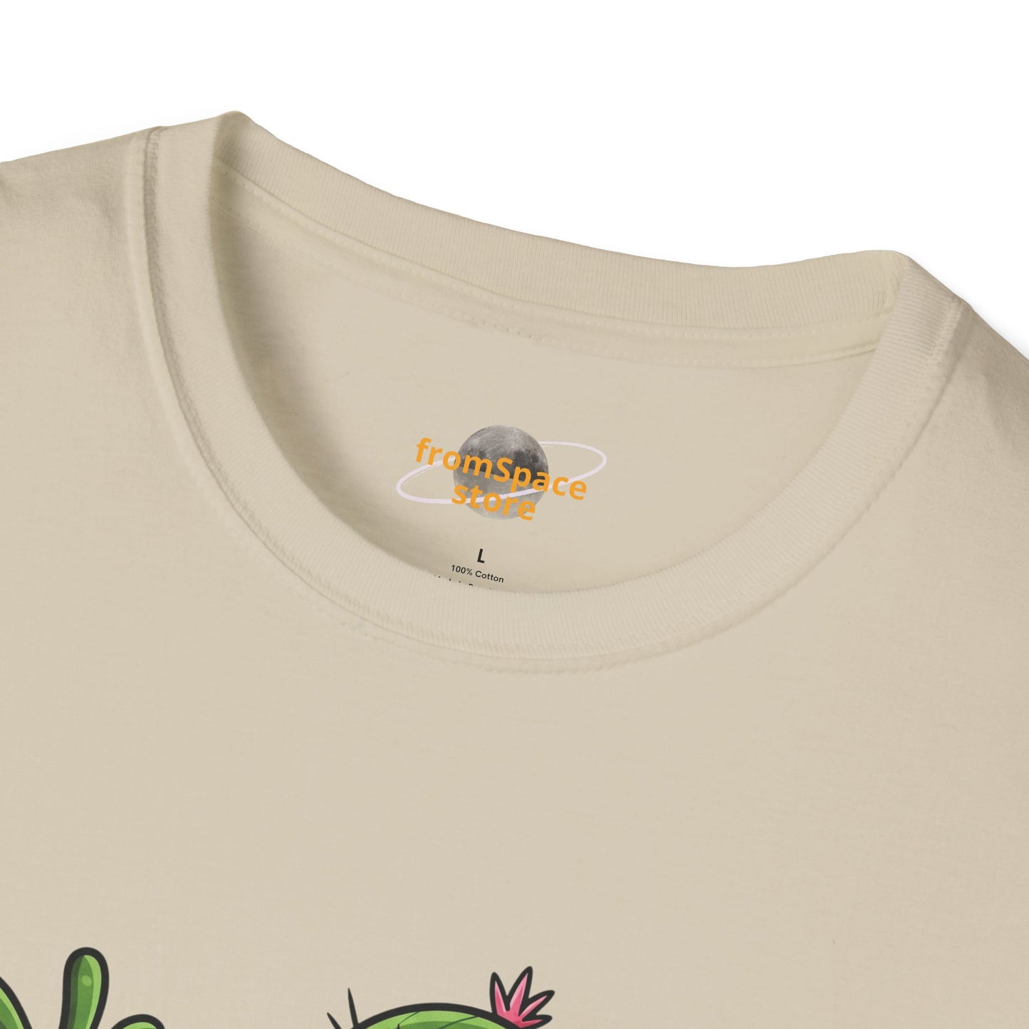 Happy Jumping Cactus T-Shirt: Dynamic & Joyful Organic Cotton Tee | Cactus Mania