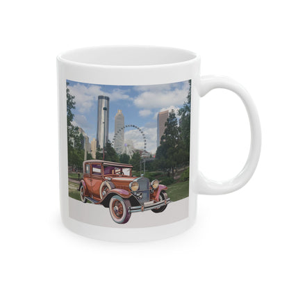 Ford Atlanta Skyliner Vintage Mug - Relive 1930s American Car Charm