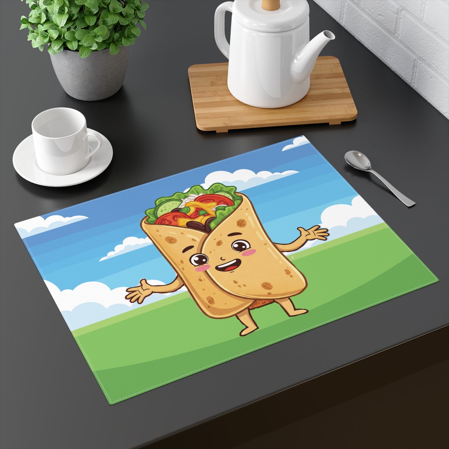 The Infinite Wrap, Kawaii Burrito Placemat