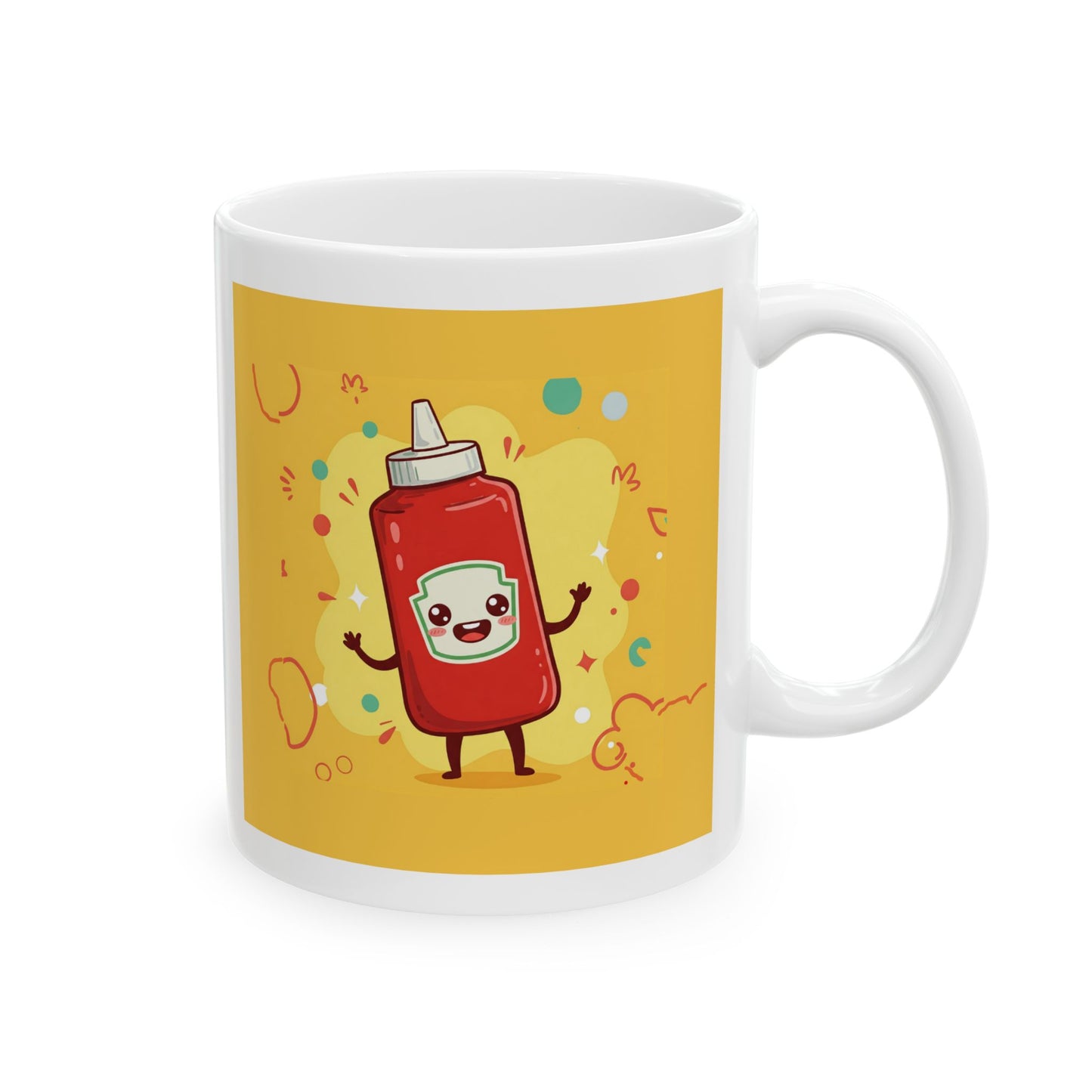 The Crimson Catalyst | Street Foods Ketchup Ceramic Mug