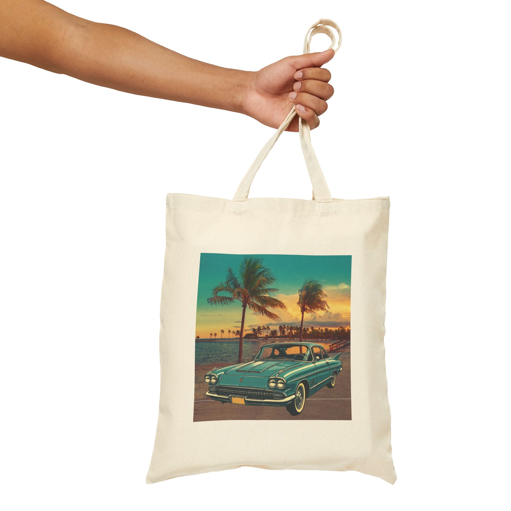 Cadillac Eldorado Brougham 1950s Tote Bag: Luxury Vintage Car Icon for Everyday Elegance