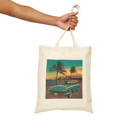 Cadillac Eldorado Brougham 1950s Tote Bag: Luxury Vintage Car Icon for Everyday Elegance