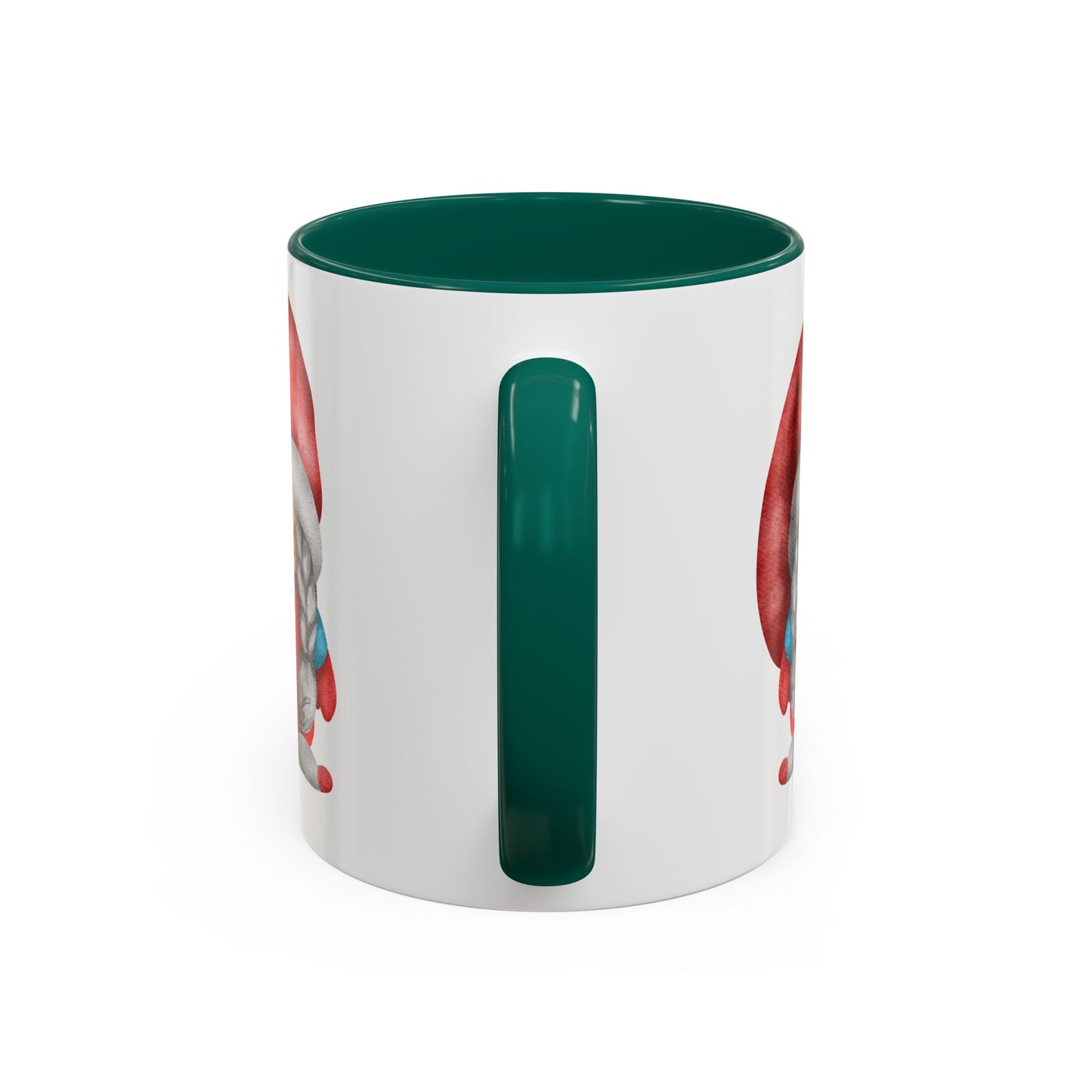 Cheerful Red Gnome with Braids Mug - Sip Your Sweet Melody | Ceramic Coffee & Tea Cup (11oz/15oz)