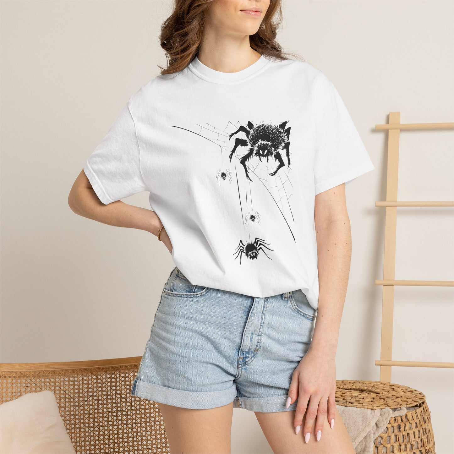 Halloween Spiders Unisex T-Shirt | Spooky Web Tee