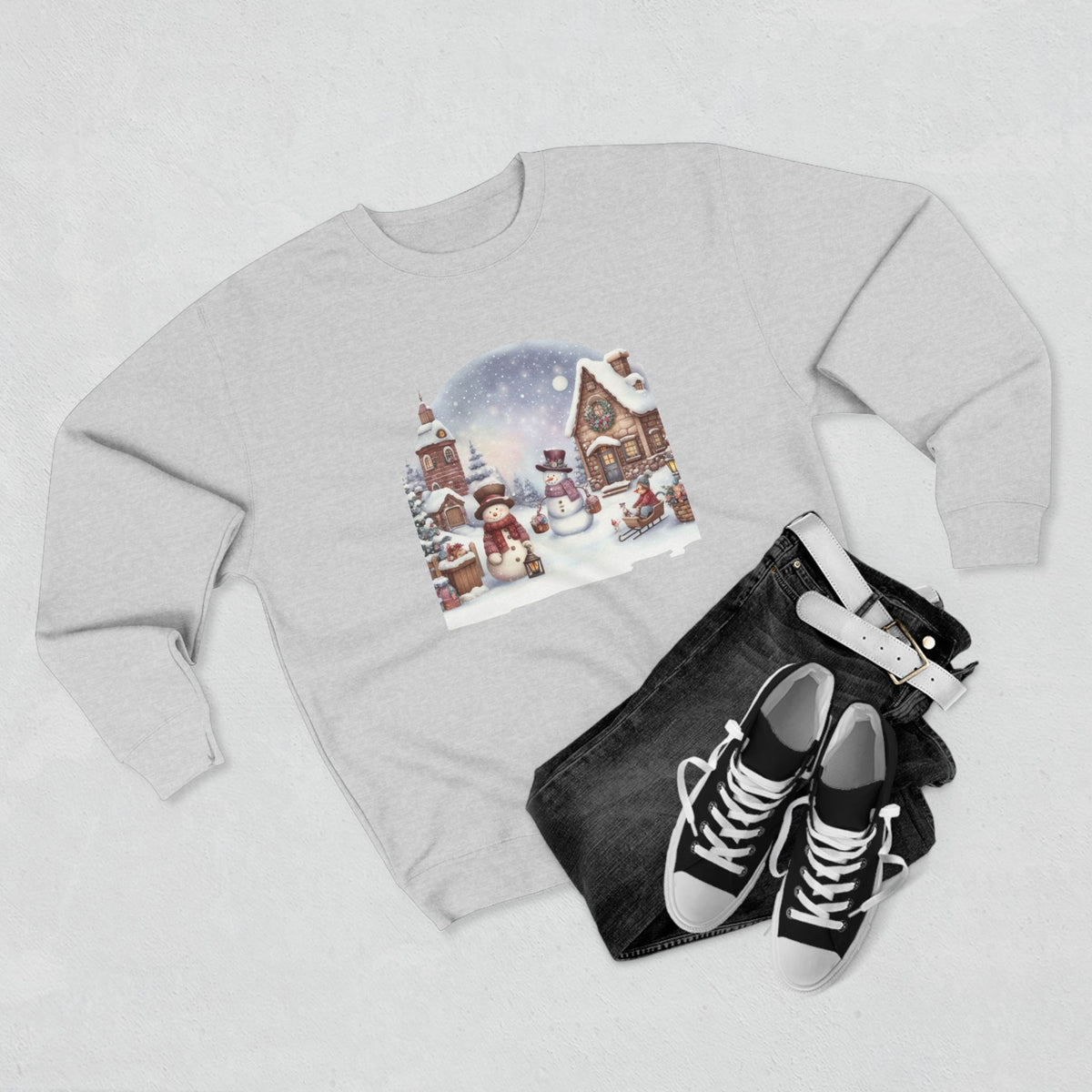 Copy of Copy of Copy of Copy of Copy of Copy of Unisex Crewneck Sweatshirt - snowman design