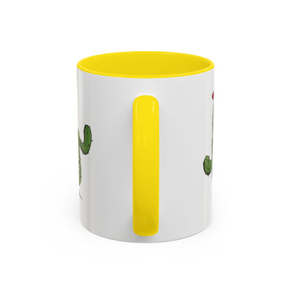 Cactus Mania Upside Down Cactus Mug - Unique & Fun Ceramic Cup for All Ages