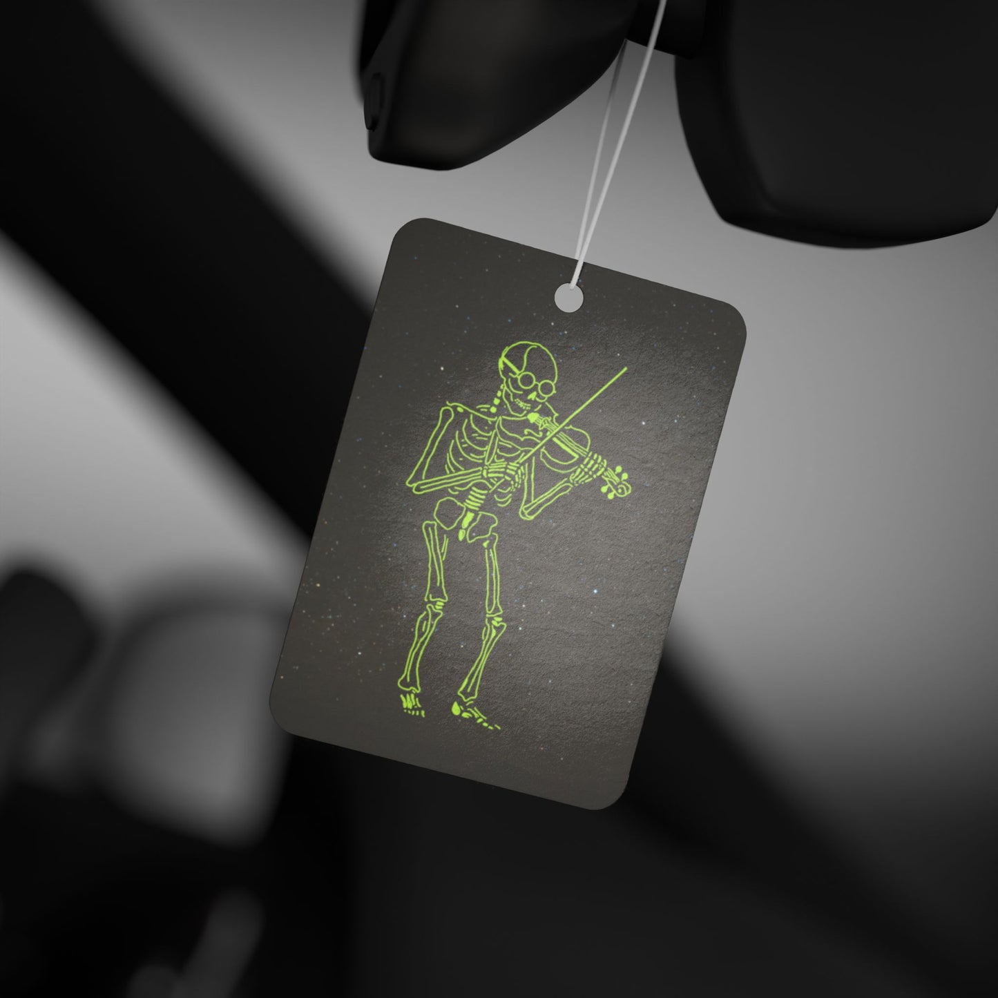 Metal Skeleton Fluo Violinis Interview Car Air Freshener -  Power Car Freshener: Fresh Scent, Long-Lasting Fragrance, Funny Design