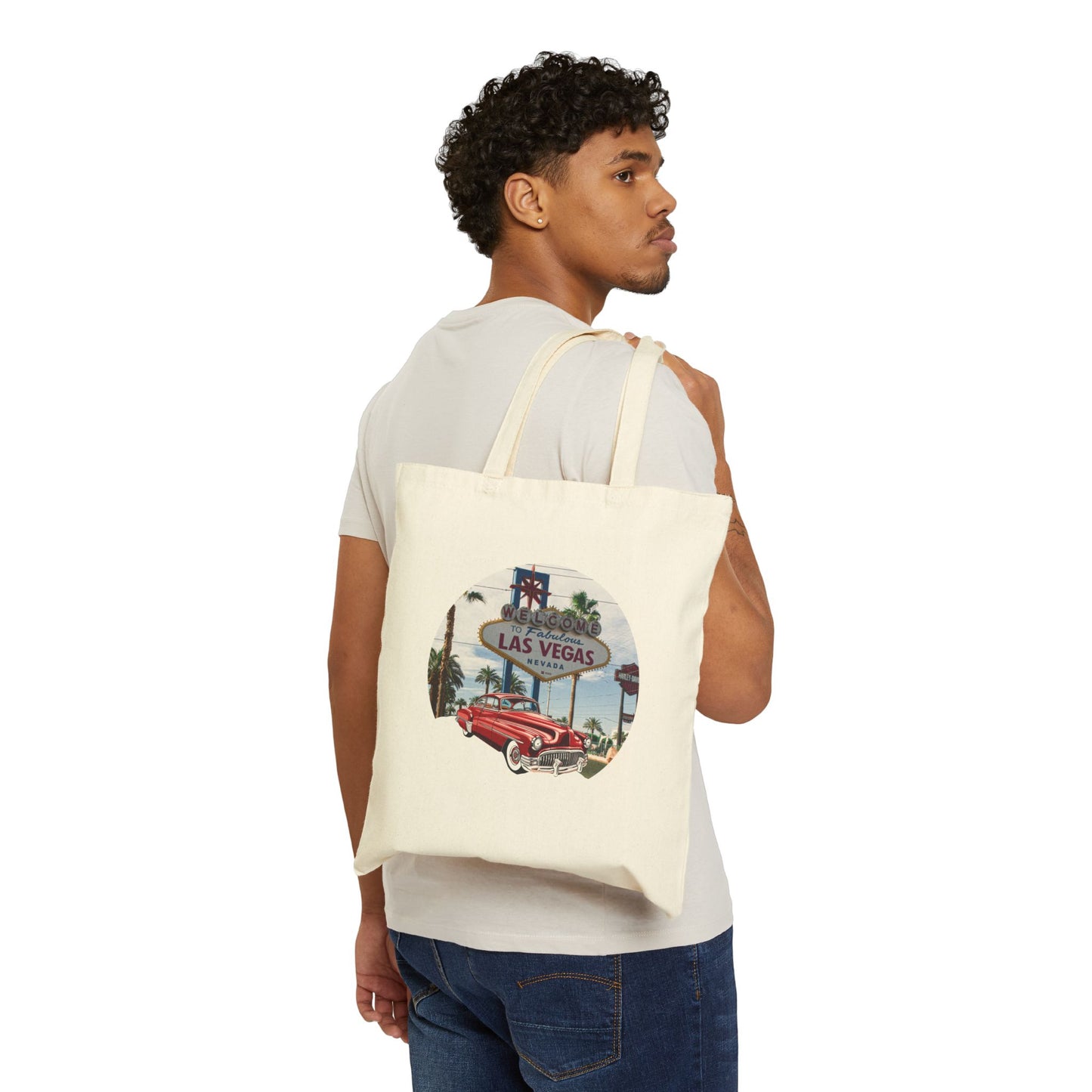 1960s Buick Las Vegas Tote Bag - Vintage Classic Car Style