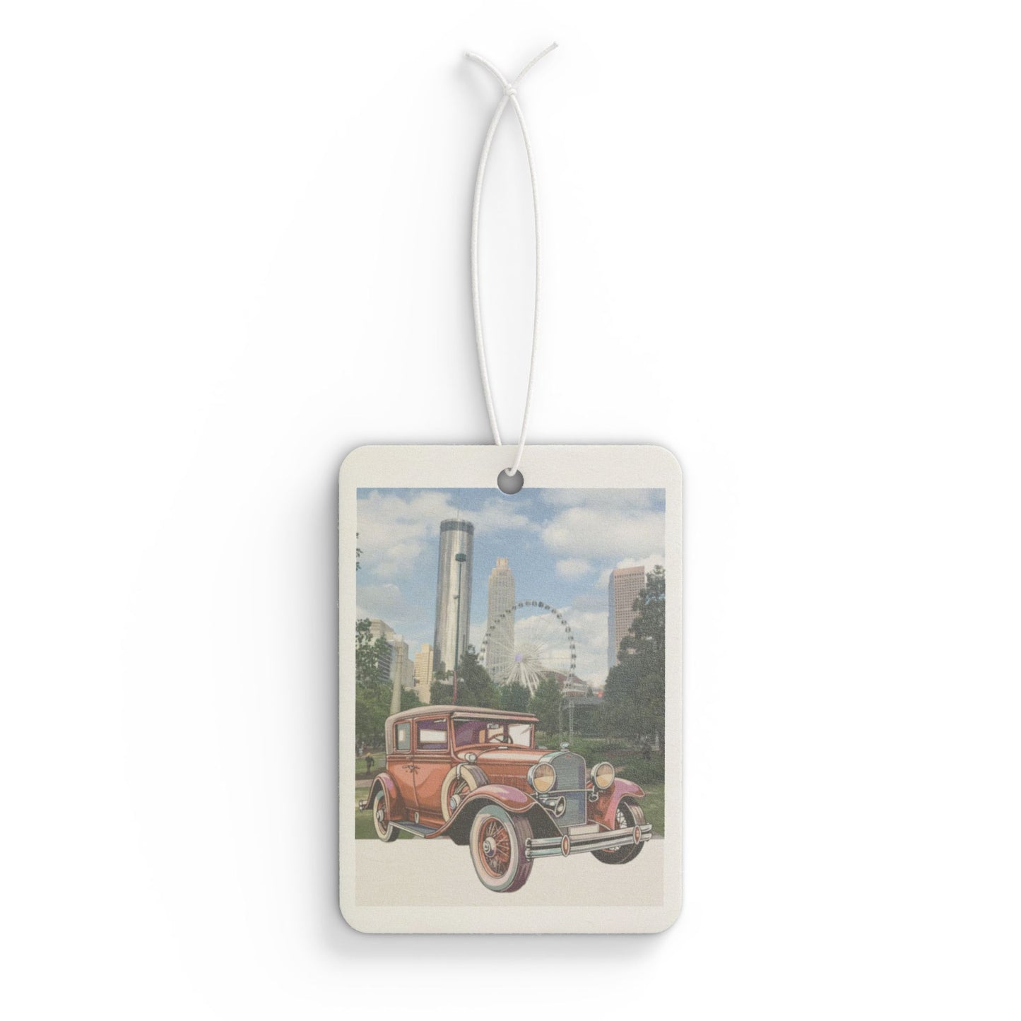 1930s Atlanta Vintage Car Air Freshener | Art Deco Sedan