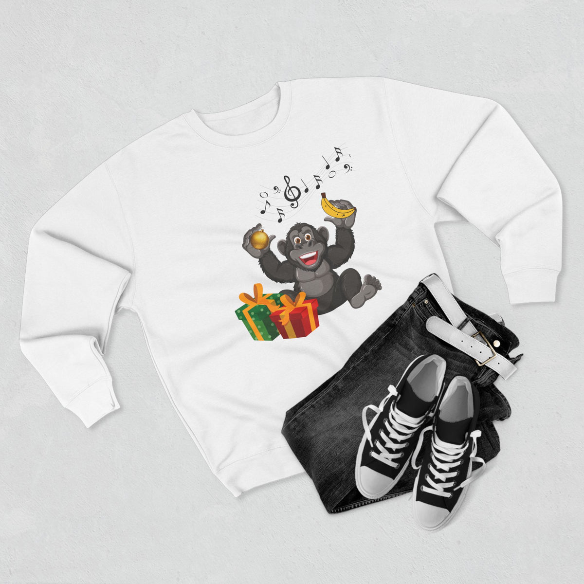 Copy of Copy of Copy of Copy of Unisex Crewneck Sweatshirt - snowman design