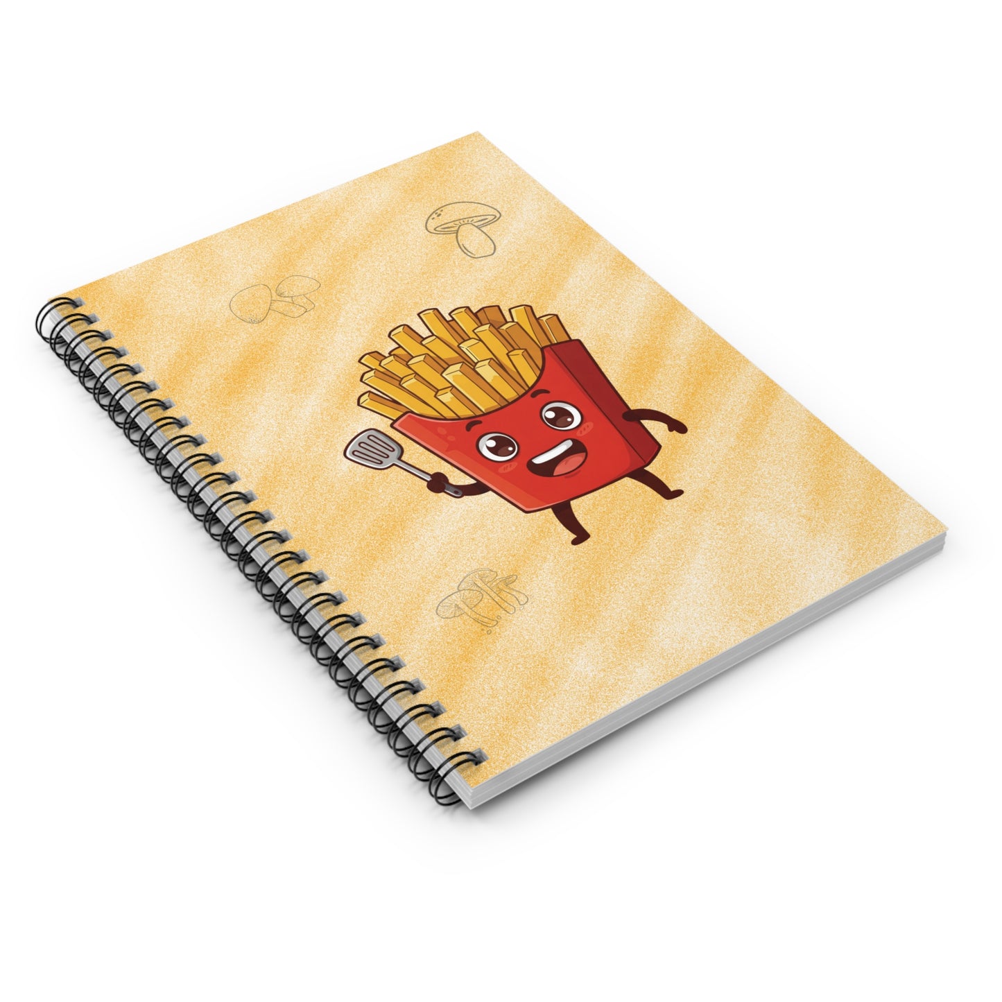 Fries Spiral Notebook | Fun Fast Food Journal