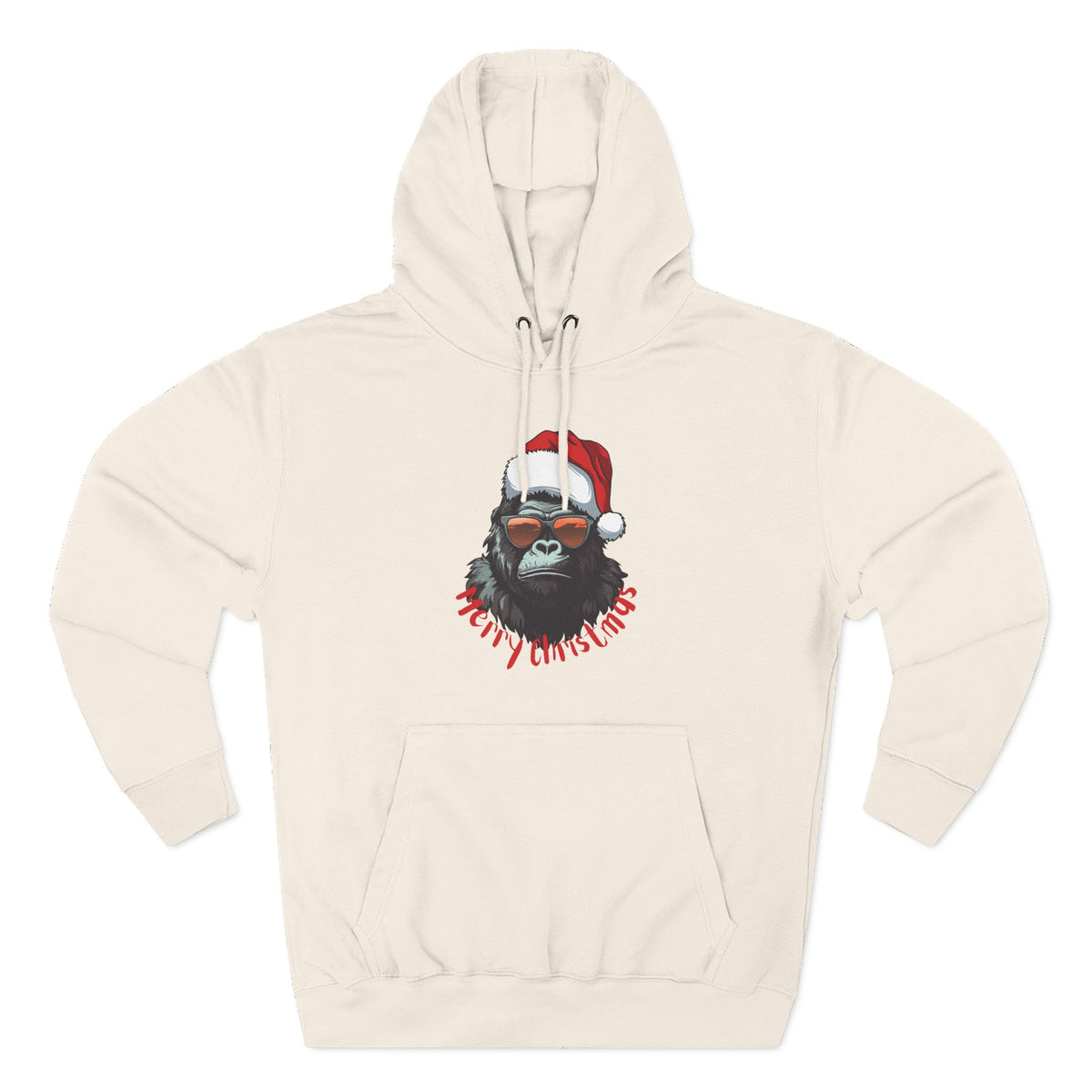Three-Panel Fleece Hoodie - gorilla sunglasses