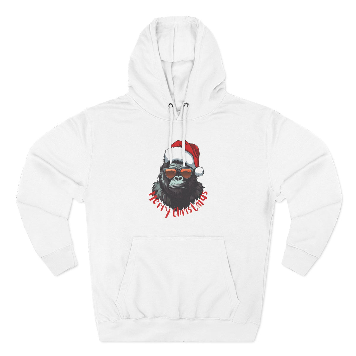 Three-Panel Fleece Hoodie - gorilla sunglasses