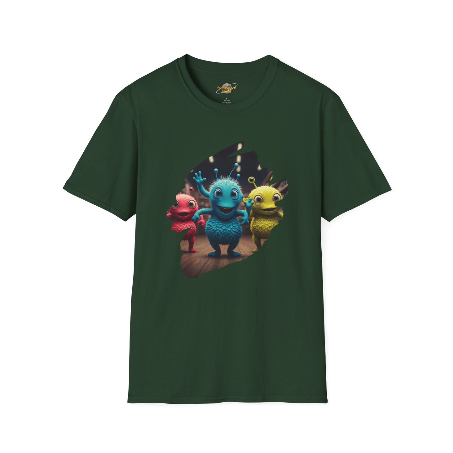 Unisex Alien Dancer T-Shirt - Unique Space Design