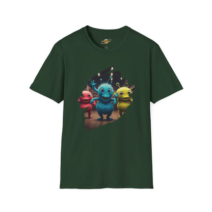 Unisex Alien Dancer T-Shirt - Unique Space Design