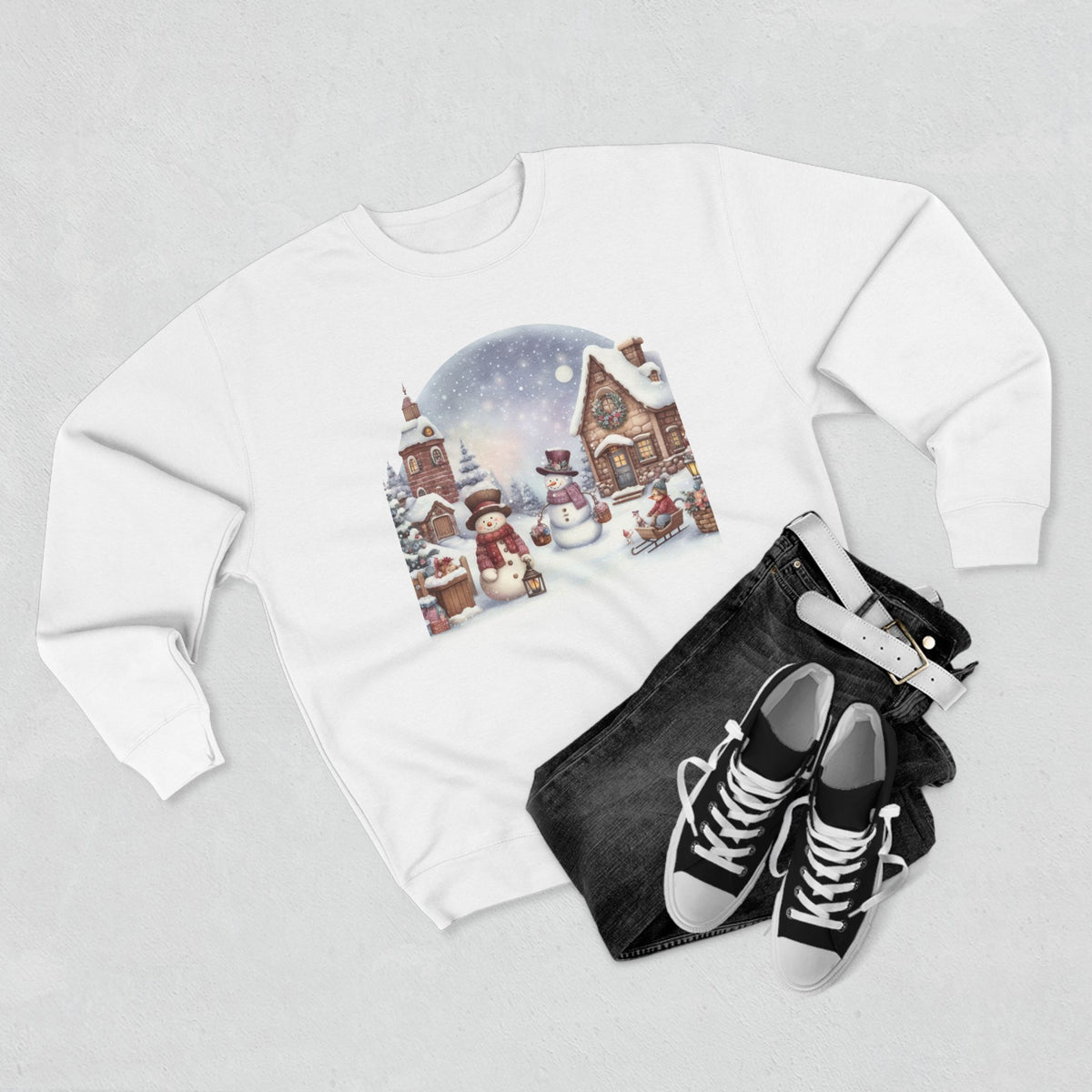 Unisex Crewneck Sweatshirt - snowman design