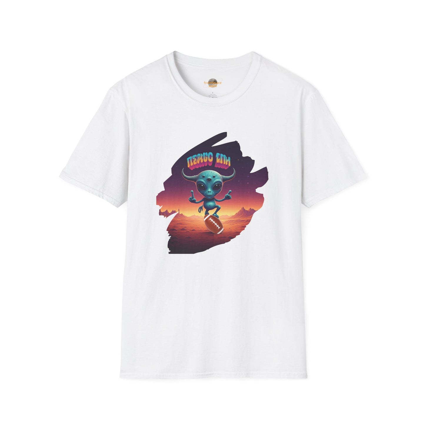 Headline: Get the "Alien Football Player" Unisex T-Shirt: The Ultimate UFO Vibes Tee